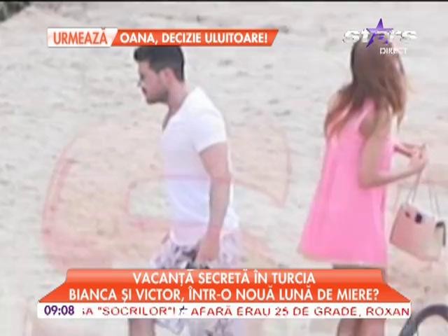 Bianca și Victor au plecat &icirc;mpreună &icirc;ntr-o vacanţă secretă &icirc;n Turcia