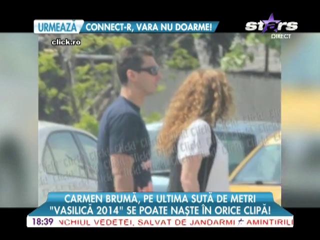 Carmen Brumă și-a făcut bagajul pentru maternitate