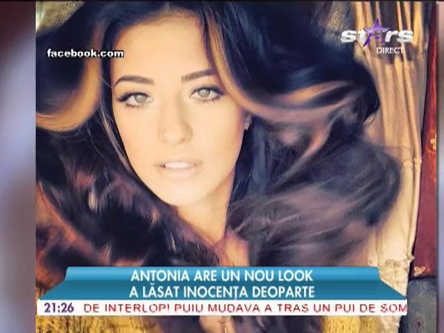 Antonia a optat pentru un look nou