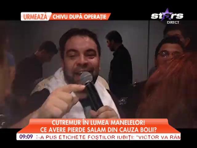 Florin Salam necesită un repaus vocal absolut de minim două săptăm&acirc;ni
