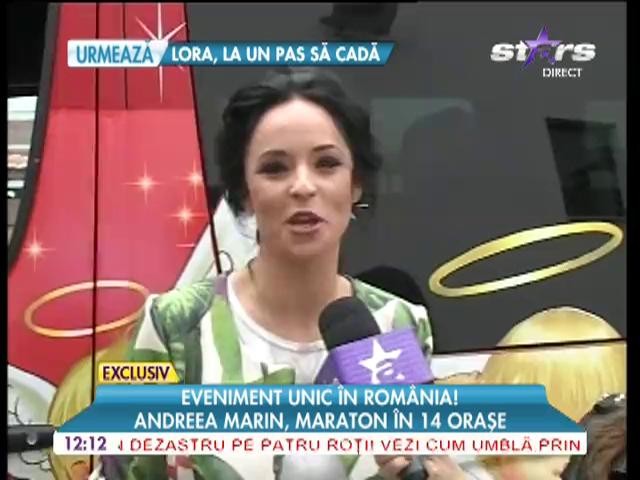 Andreea Marin &icirc;ncepe campania "Preţuieşte Viaţa"