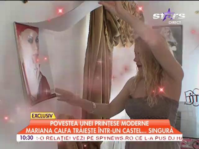 Mariana Calfa trăieşte &icirc;ntr-un castel ... singură