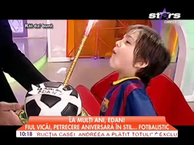 Fiul Vicăi Blochină, petrecere aniversară &icirc;n stil fotbalistic