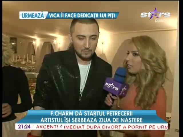 F. Charm &icirc;şi serbează ziua de naştere