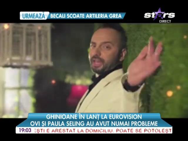 Ovi si Paula Seling au avut numai ghinioane la Eurovision