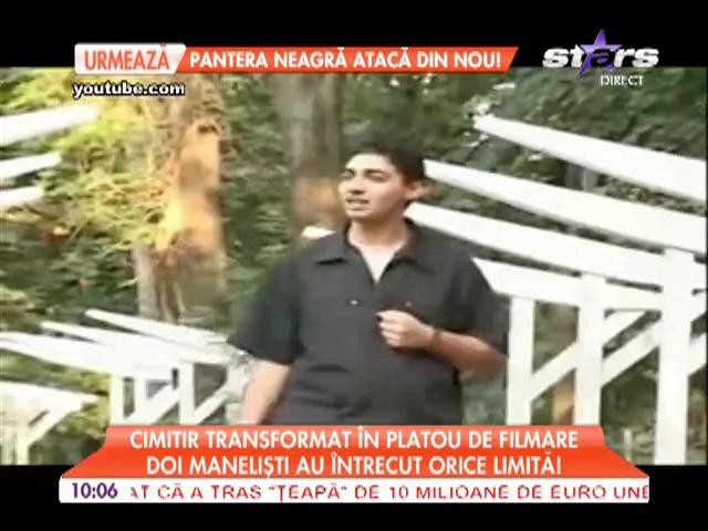 Un manelist a filmat un videoclip &icirc;ntr-un cimitir