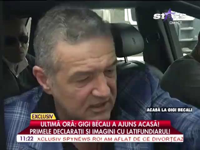 Gigi Becali a fost eliberat