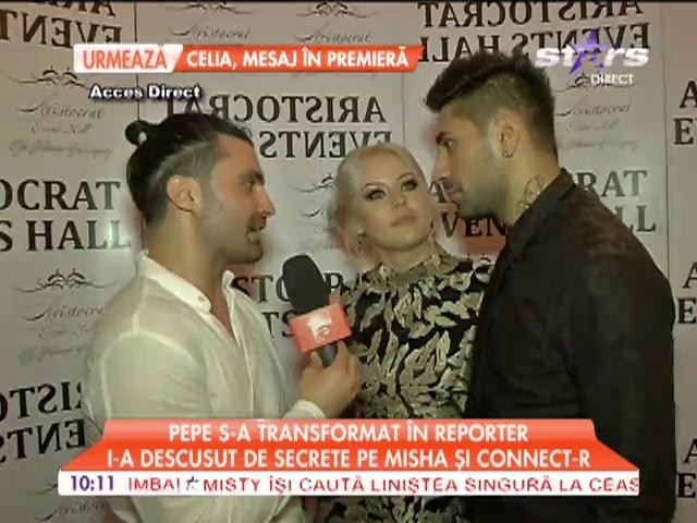 Pepe, reporter pentru c&acirc;teva minute