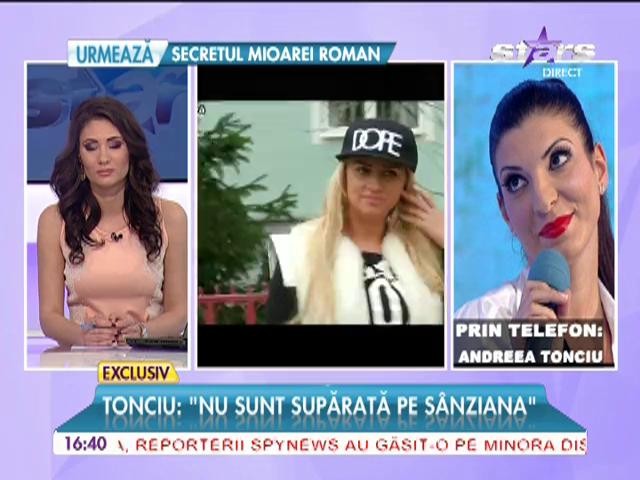 Andreea Tonciu explică ce s-a int&acirc;mplat &icirc;ntre ea şi S&acirc;nziana Buruiană