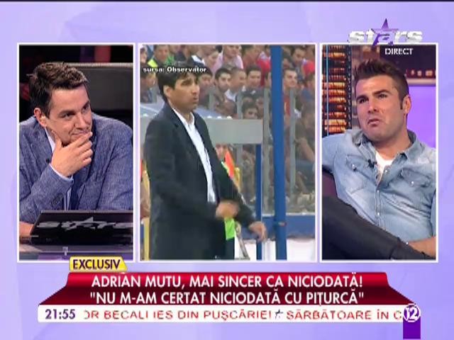 Adrian Mutu: &rdquo;Nu m-am certat niciodata cu Pițurcă, iar cu Vica sunt doar prieten&rdquo;