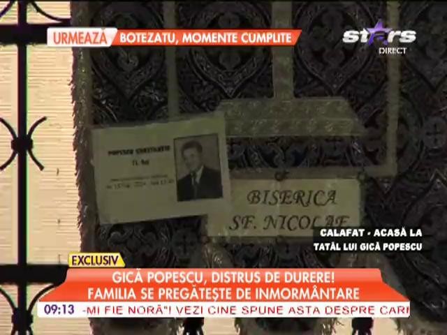Familia lui Gică Popescu se pregăteşte de &icirc;nmorm&acirc;ntare