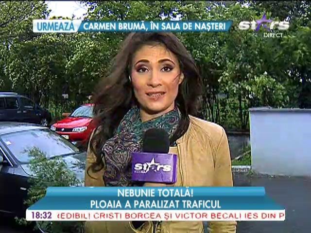 Ploaia a paralizat traficul &icirc;n Bucureşti