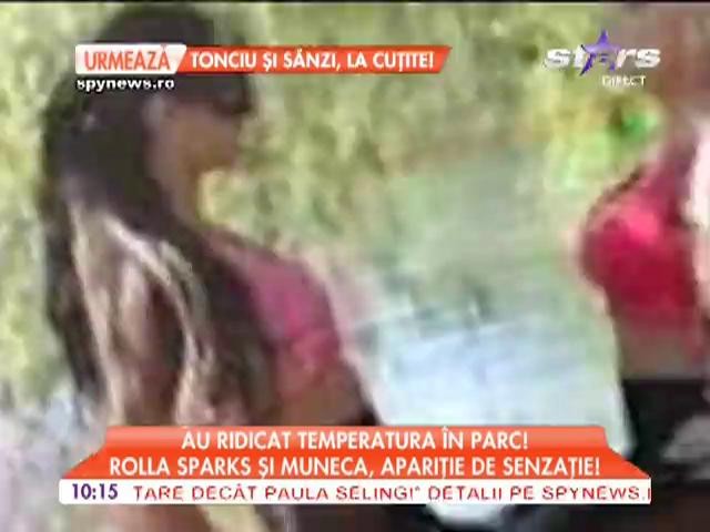 Rolla Sparks şi Muneca, apariţie de senzaţie &icirc;n parc