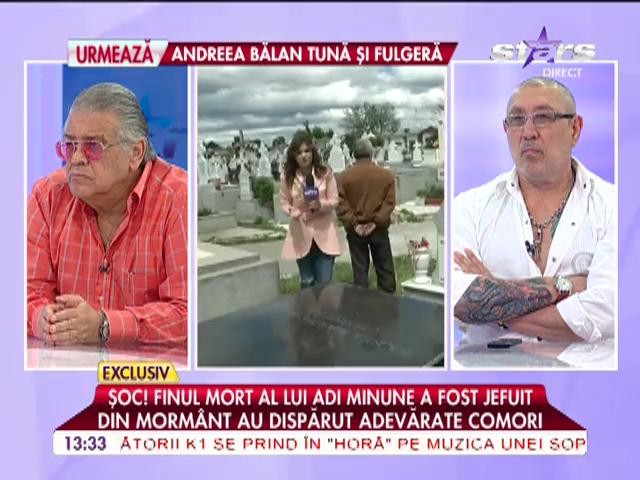 Finul mort al lui Adi Minune a fost jefuit