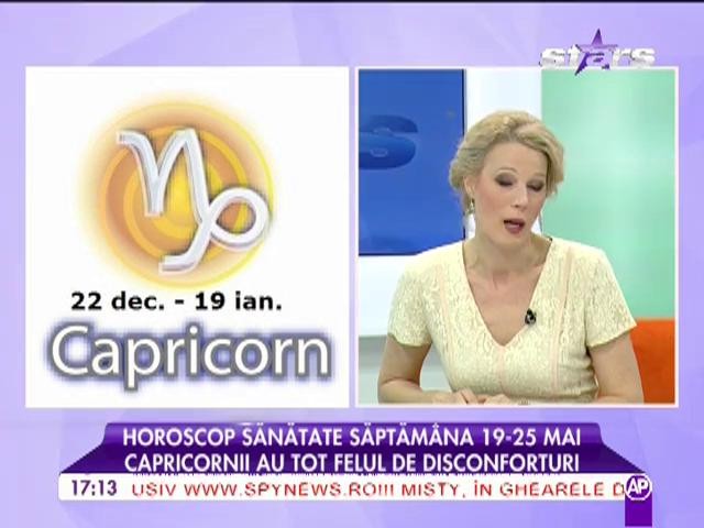 Horoscopul pentru sănătate în săptămână 19 -25 Mai