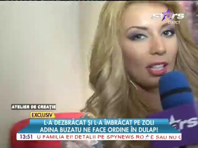 Adina Buzatu ne face ordine &icirc;n dulap