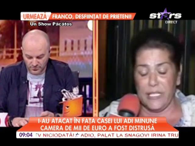 Reporter agresat &icirc;n faţa casei lui Adrian Minune
