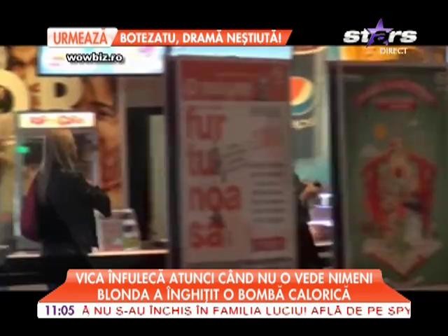 Vica a &icirc;nghiţit o bombă calorică