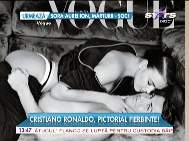 Cristiano Ronaldo, pictorial fierbinte alături de iubita lui