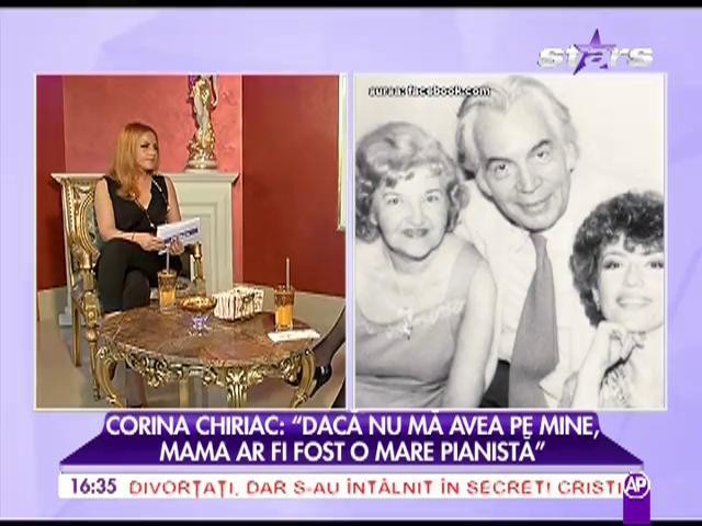 Corina Chiriac regreta ca nu a avut copii