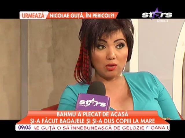 Adriana Bahmuţeanu şi-a făcut bagajele şi a plecat de acasă