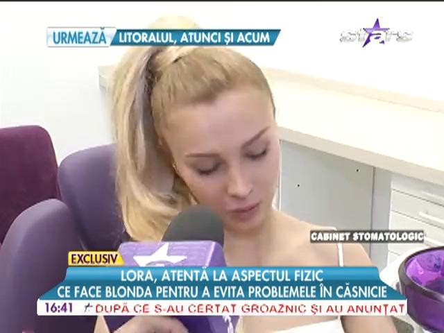Lora, atentă la aspectul fizic