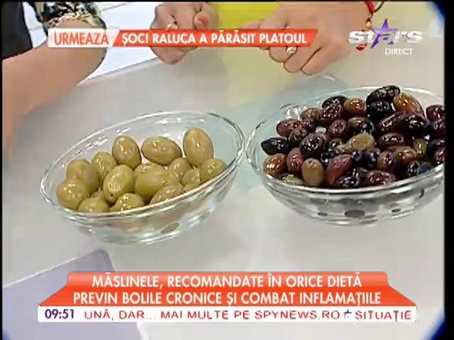 Măslinele, recomandate &icirc;n orice dietă