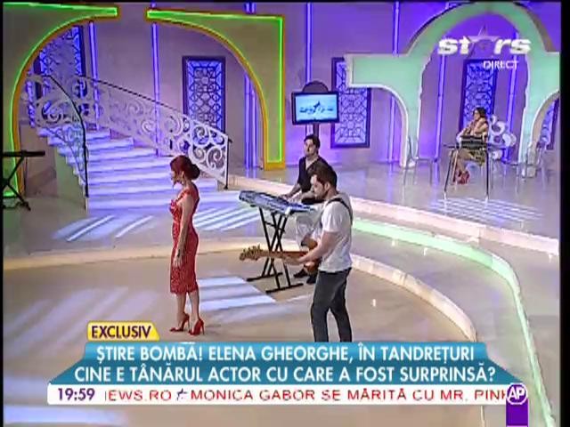 Elena Gheorghe, &icirc;n tandreţuri cu un t&acirc;năr actor