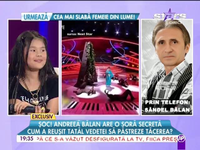 Andreea Bălan are o soră secretă