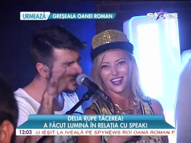 Delia a făcut lumină &icirc;n relaţia cu Speak