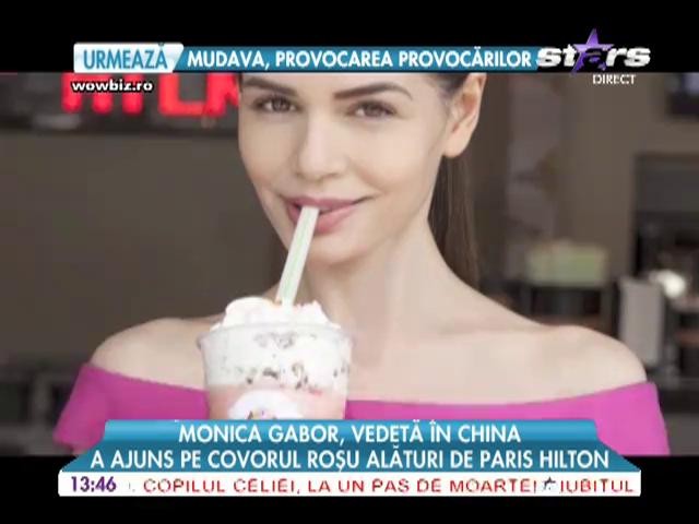 Monica Gabor, vedetă &icirc;n China