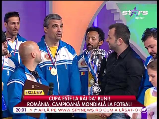 Rom&acirc;nia, campioană mondială la fotbal