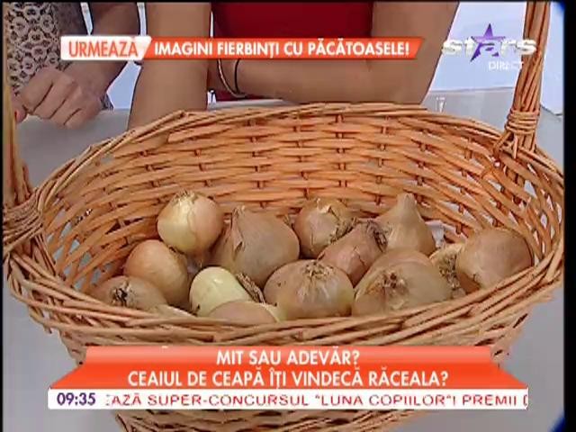 Ceaiul de ceapă &icirc;ţi vindecă răceala?