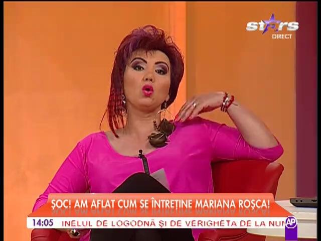 Cum se &icirc;ntreţine Mariana Roşca