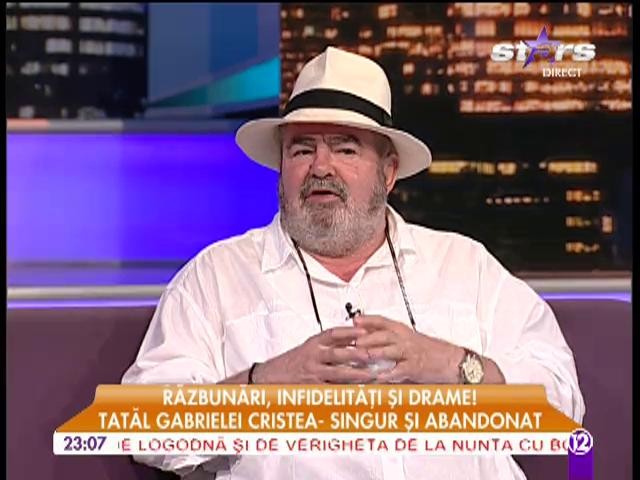Tatal Gabrielei Cristea - singur si abandonat