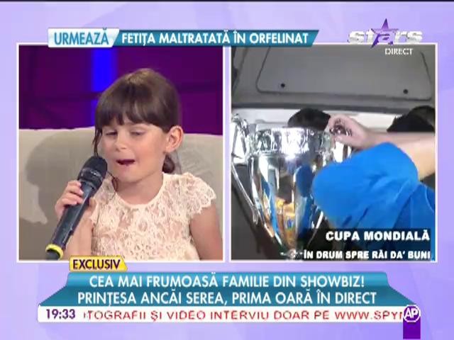 Fetiţa Ancăi Serea, prima oară &icirc;n direct