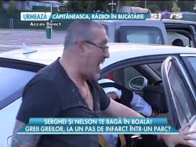 Seghei Mizil şi Nelson Mondialu' au luat cu asalt un parc din Bucureşti