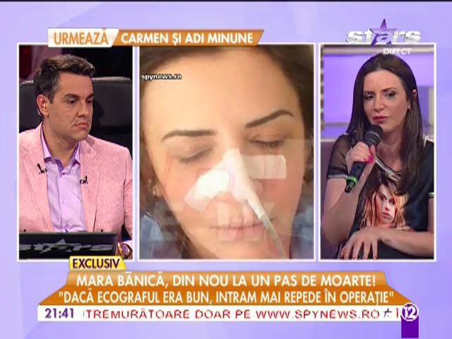 Mara Bănică, din nou la un pas de moarte