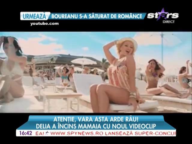 Delia a &icirc;ncins Mamaia cu noul videoclip