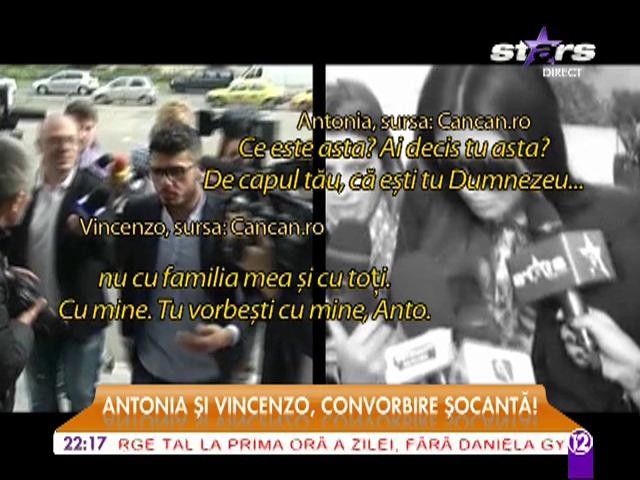 Antonia și Vincenzo, convorbire șocantă