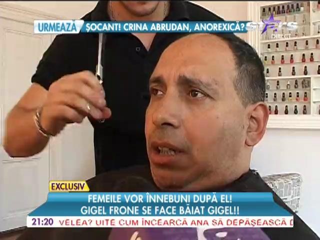 Gigel Frone, la un salon de &icirc;nfrumuseţare, de lux!