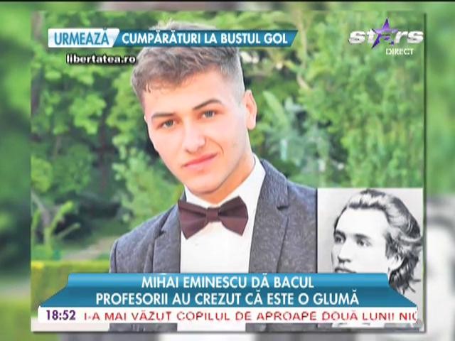 Mihai Eminescu dă Bacalaureatul