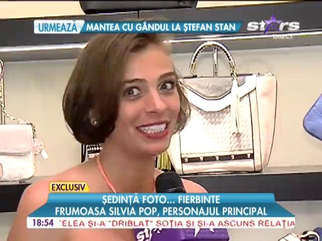 Silvia Pop, ședință foto fierbinte