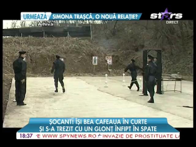 Un bărbat s-a trezit cu un glonț &icirc;nfipt &icirc;n spate