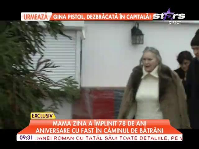 Mama Zina a &icirc;mplinit 78 de ani! Aniversare cu fast &icirc;n căminul de bătr&acirc;ni