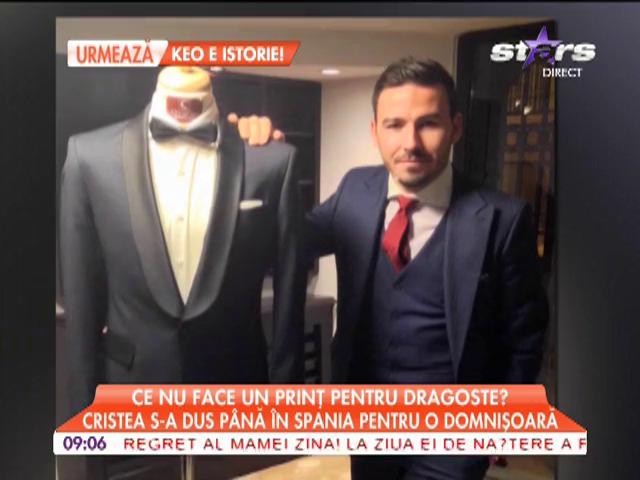 Adrian Cristea s-a dus p&acirc;nă &icirc;n Spania pentru o domnişoară