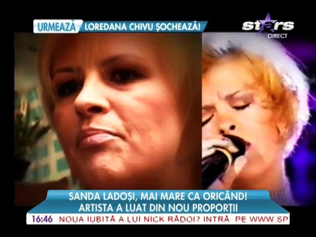 Sanda Ladoşi a luat din nou proporţii!