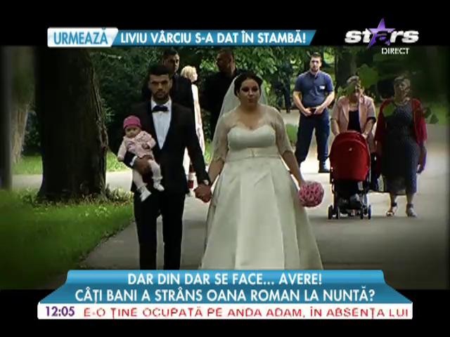 Oana Roman şi soţul ei s-au &icirc;mbogăţit după nuntă