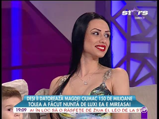Tolea Ciumac &icirc;şi prezintă soţia!