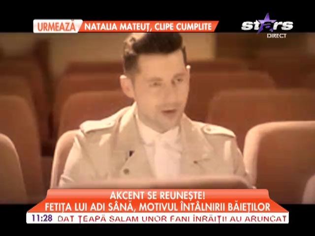 Fetiţa lui Adi S&acirc;nă, motivul &icirc;nt&acirc;lnirii băieţilor